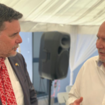 Visit by the U.S. Ambassador to Riverside Hospital (Powering Healthcare in the Region)